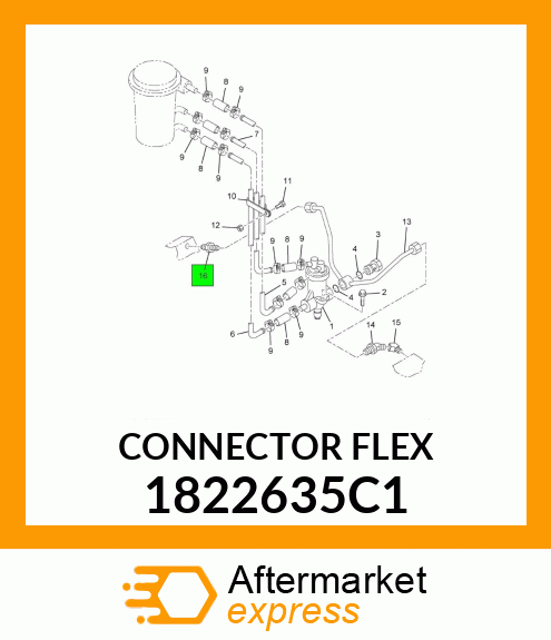 CONNECTOR FLEX 1822635C1