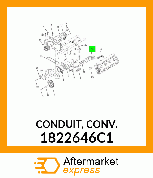 CONDUIT, CONV. 1822646C1