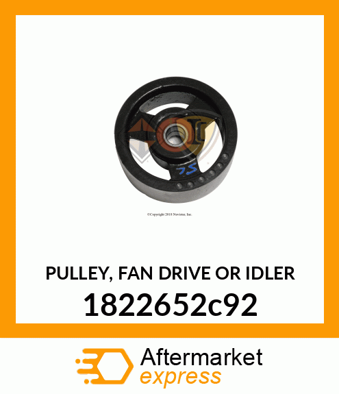 PULLEY, FAN DRIVE OR IDLER 1822652c92