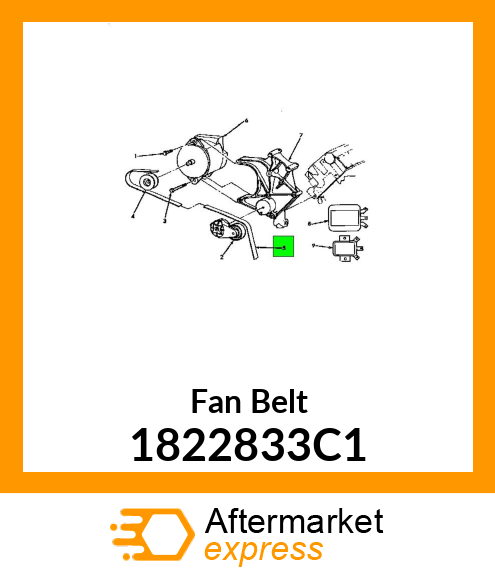 Fan Belt 1822833C1