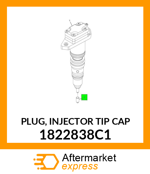 PLUG, INJECTOR TIP CAP 1822838C1