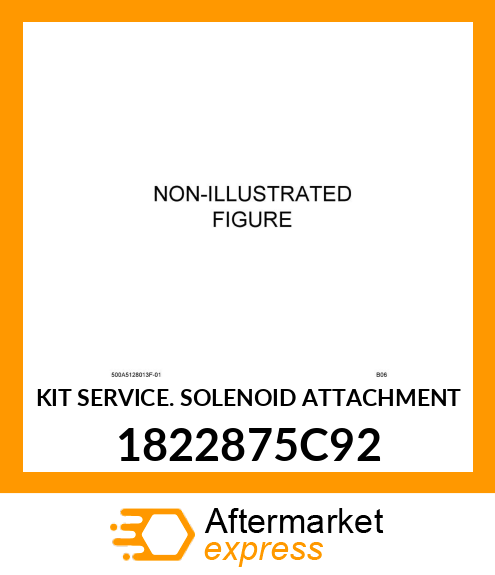 KIT SERVICE. SOLENOID ATTACHMENT 1822875C92