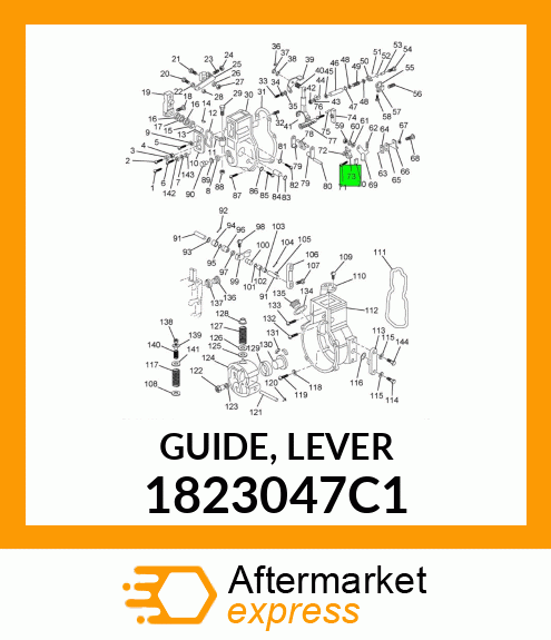 GUIDE, LEVER 1823047C1