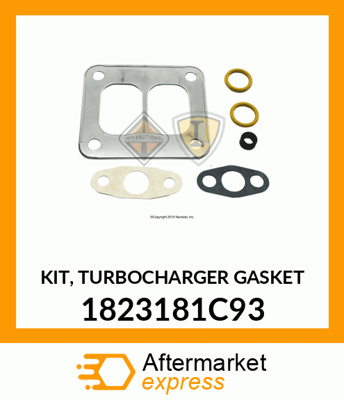 KIT, TURBOCHARGER GASKET 1823181C93