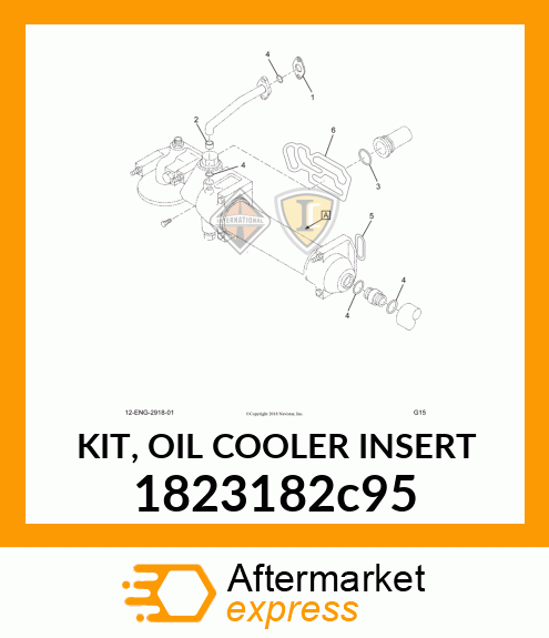 Gasket Set - Oil Cooler 1823182c95