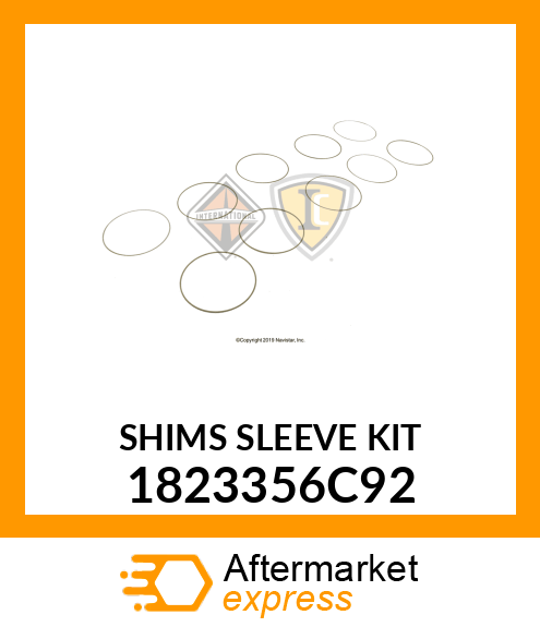 SHIMS SLEEVE KIT 1823356C92