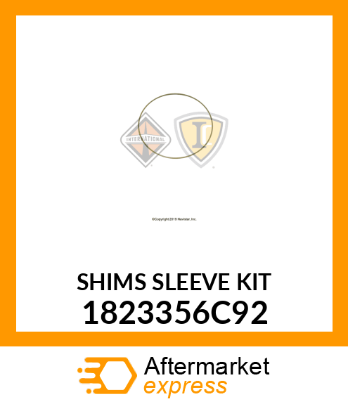 SHIMS SLEEVE KIT 1823356C92