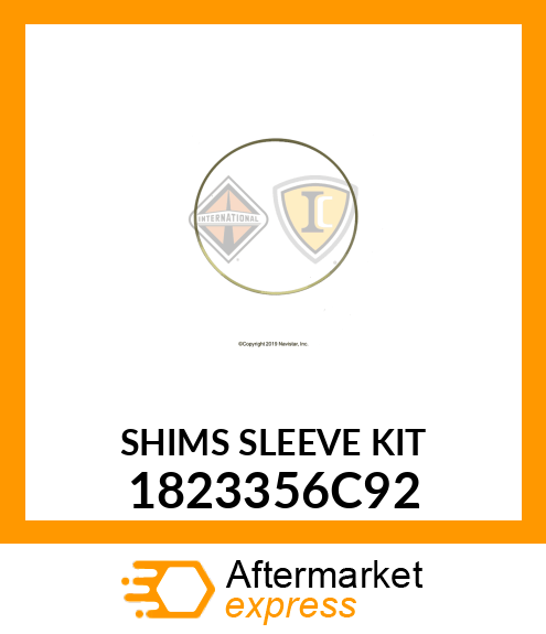 SHIMS SLEEVE KIT 1823356C92