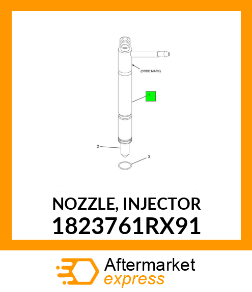 NOZZLE, INJECTOR 1823761RX91