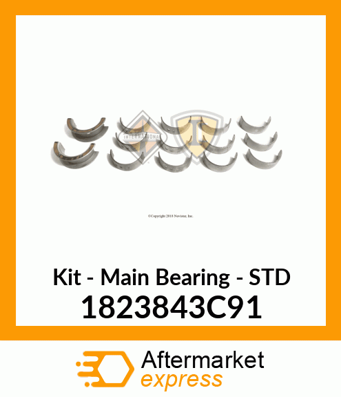 Kit - Main Bearing - STD 1823843C91