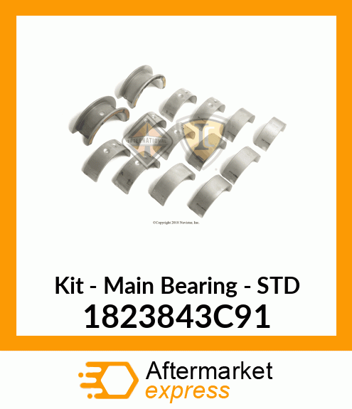 Kit - Main Bearing - STD 1823843C91