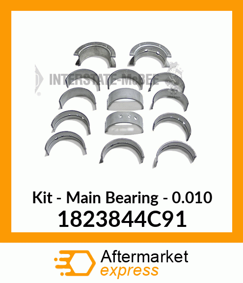 Kit - Main Bearing - 0.010 1823844C91