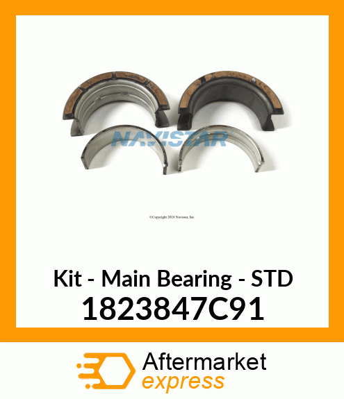 Kit - Main Bearing - STD 1823847C91