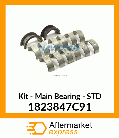 Kit - Main Bearing - STD 1823847C91