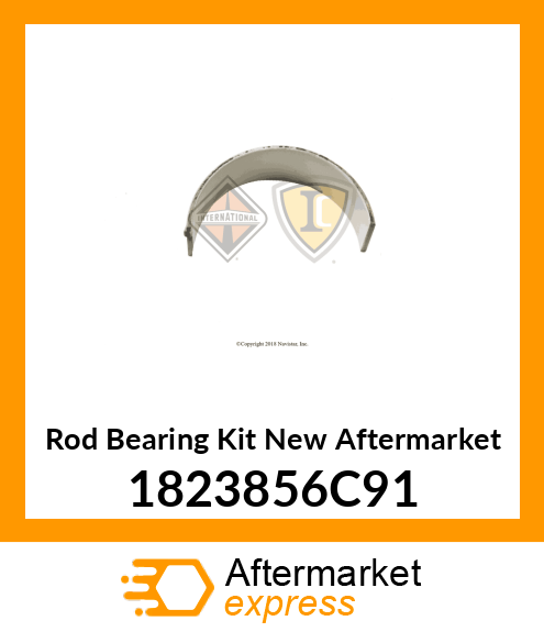 Rod Bearing Kit New Aftermarket 1823856C91