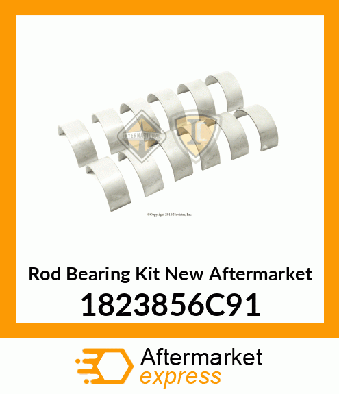 Rod Bearing Kit New Aftermarket 1823856C91