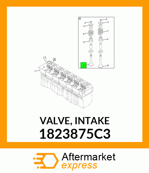 VALVE, INTAKE 1823875C3