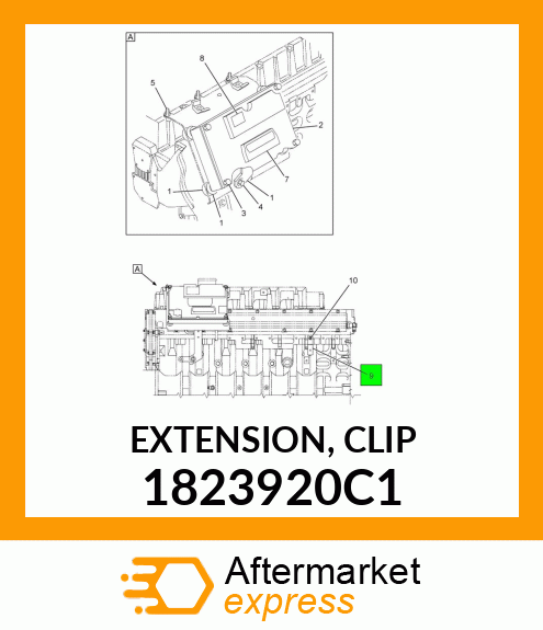 EXTENSION, CLIP 1823920C1