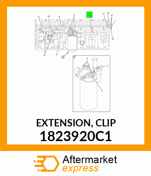 EXTENSION, CLIP 1823920C1