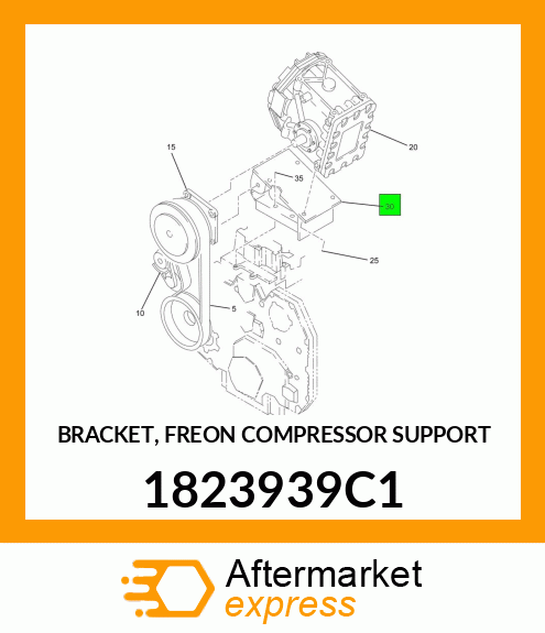 BRACKET, FREON COMPRESSOR SUPPORT 1823939C1