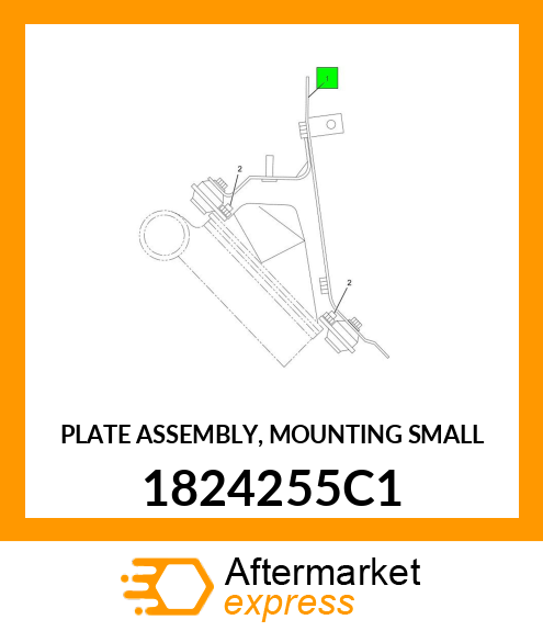 PLATE ASSEMBLY, MOUNTING SMALL 1824255C1