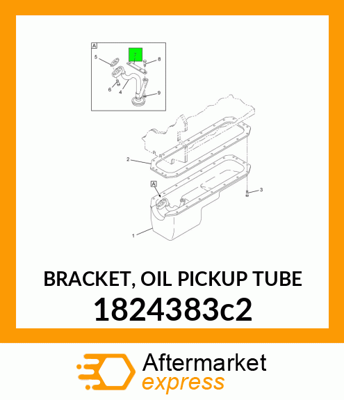 BRACKET, OIL PICKUP TUBE 1824383c2