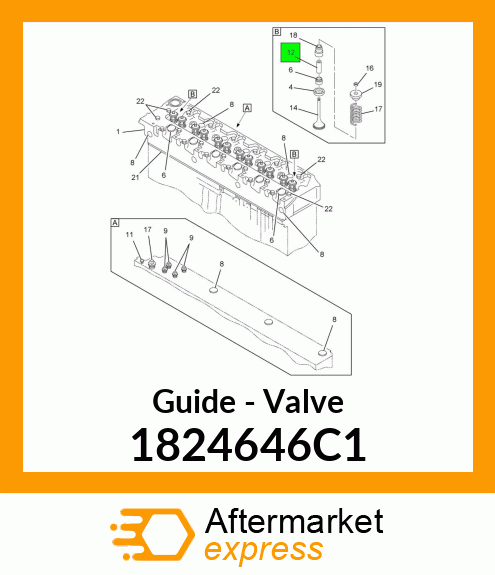 Guide - Valve 1824646C1