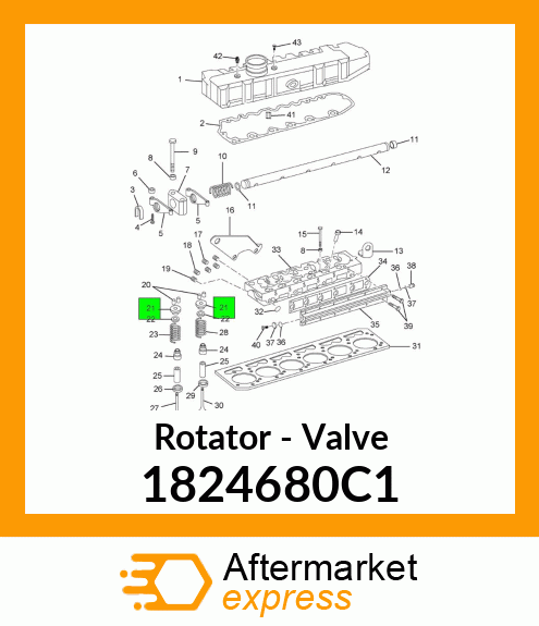 Rotator - Valve 1824680C1