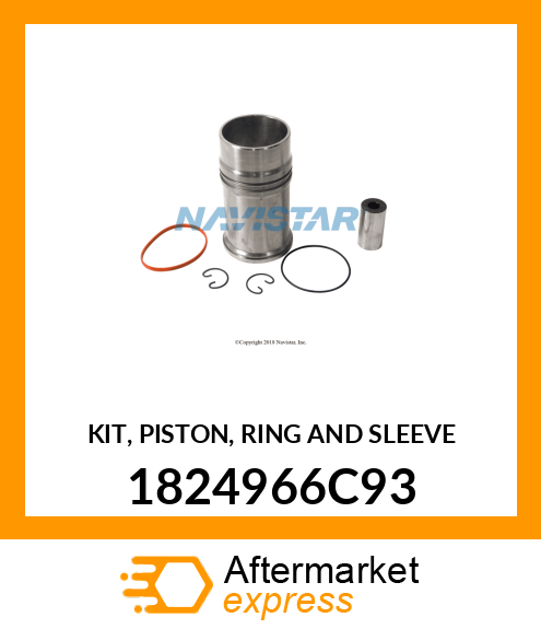 KIT, PISTON, RING AND SLEEVE 1824966C93