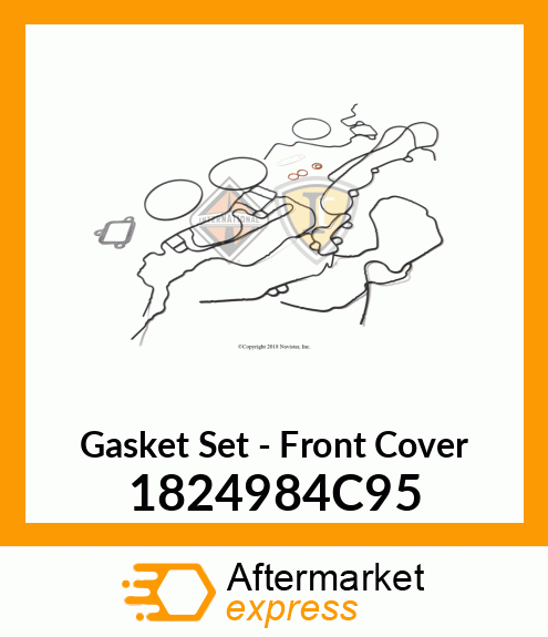 Gasket Set - Front Cover 1824984C95