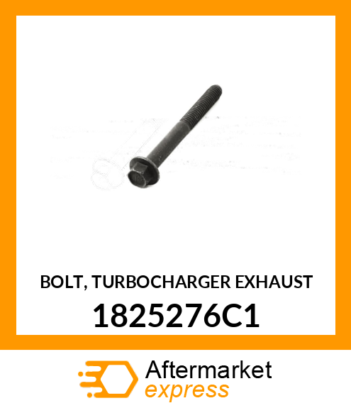 BOLT, TURBOCHARGER EXHAUST 1825276C1