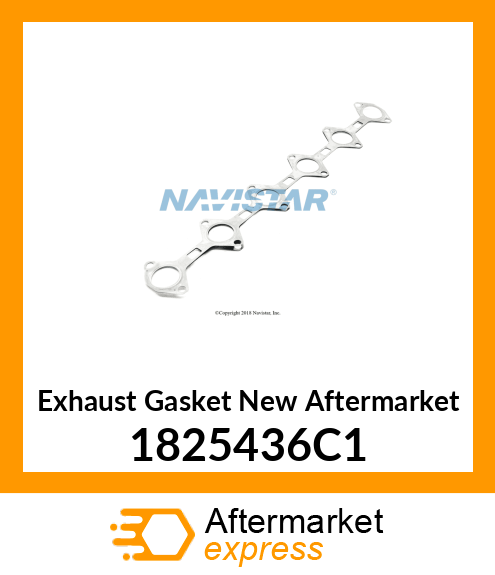 Exhaust Gasket New Aftermarket 1825436C1