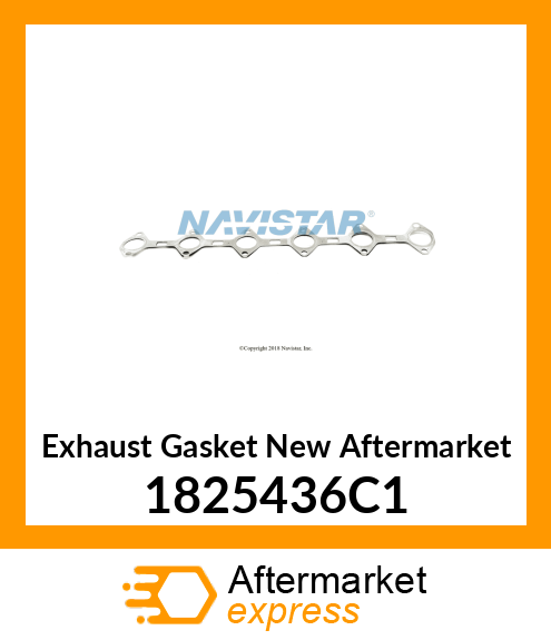 Exhaust Gasket New Aftermarket 1825436C1