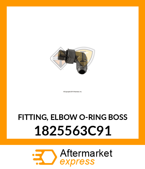 FITTING, ELBOW O-RING BOSS 1825563C91