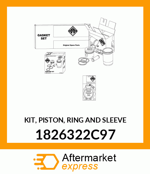 KIT, PISTON, RING AND SLEEVE 1826322C97