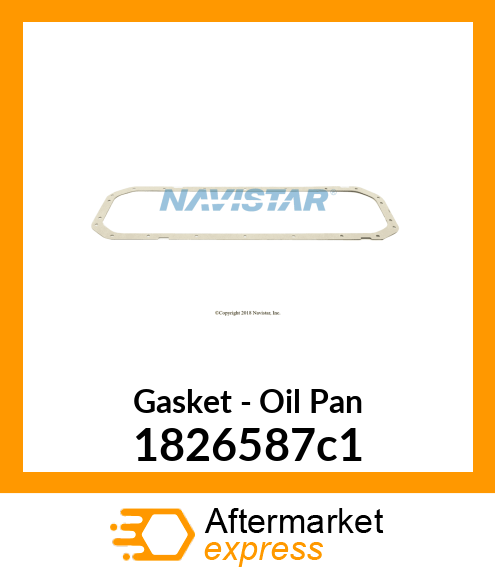 Gasket - Oil Pan 1826587c1