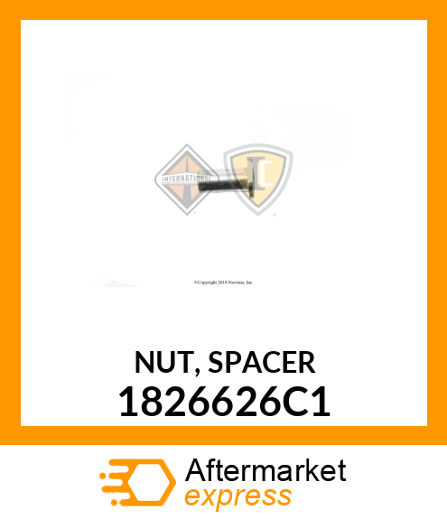 NUT, SPACER 1826626C1