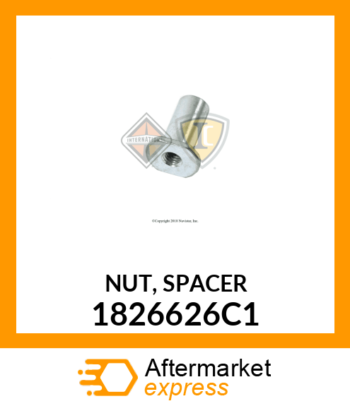 NUT, SPACER 1826626C1