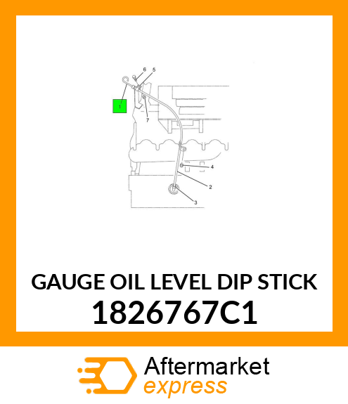 GAUGE OIL LEVEL DIP STICK 1826767C1