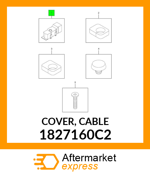 COVER, CABLE 1827160C2