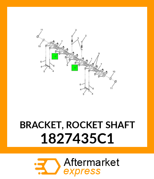 BRACKET, ROCKET SHAFT 1827435C1