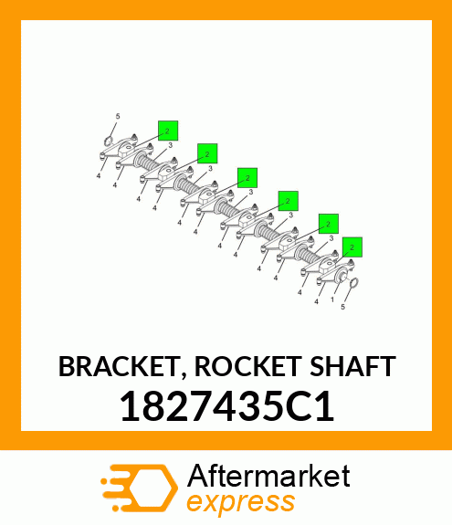 BRACKET, ROCKET SHAFT 1827435C1
