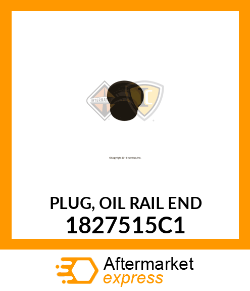 PLUG, OIL RAIL END 1827515C1