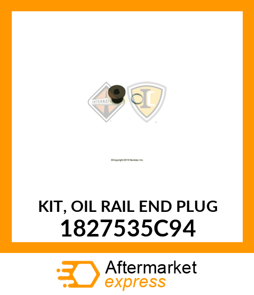KIT, OIL RAIL END PLUG 1827535C94