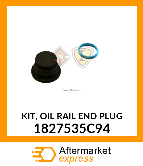 KIT, OIL RAIL END PLUG 1827535C94