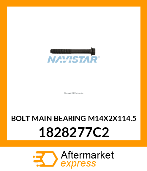 BOLT MAIN BEARING M14X2X114.5 1828277C2