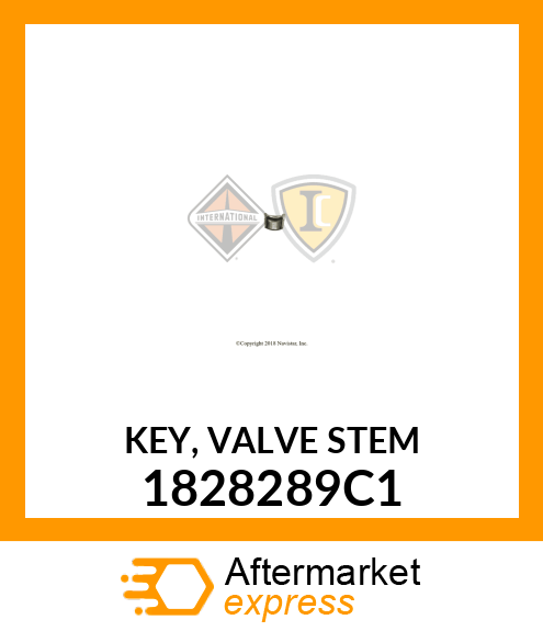 KEY, VALVE STEM 1828289C1