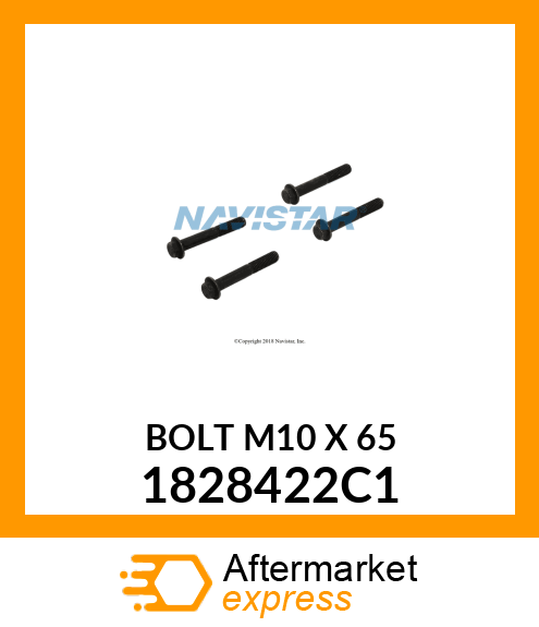 BOLT M10 X 65 1828422C1