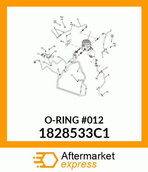 O-RING #012 1828533C1