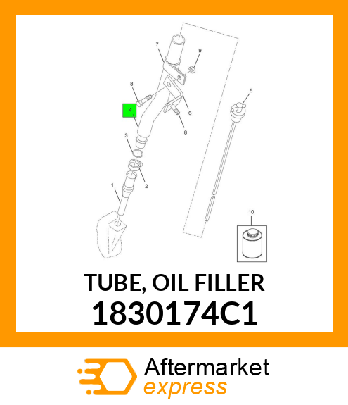 TUBE, OIL FILLER 1830174C1